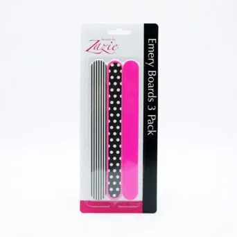 Zazie Emery Boards 3-Pack Manicure Nail Files | Bulk Buy