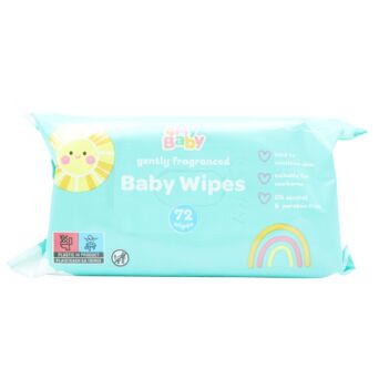 4My Baby Gently Fragranced Baby Wipes 72 Pack | Buy Bulk