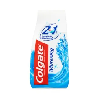 Colgate 2 in 1 Whitening Toothpaste & Mouthwash 100ml