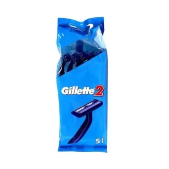 Gillette 2 Shaving Disposable Razors 5 Pack