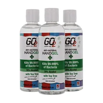 Go2 Hand Sanitiser – Antibacterial Gel 100ml