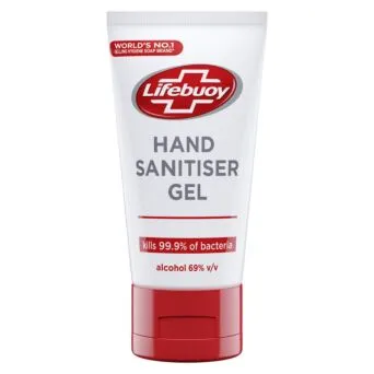 Lifebuoy 50ml Antibacterial Hand Gel – Mini Pocket Sanitiser for Travel & Outreach