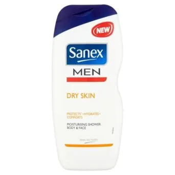 Sanex Men Dry Skin Moisturising Shower Body & Face 250ml