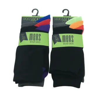 Men’s Black Winter Socks Wholesale – 3 PAIR PACK Bulk Discounted