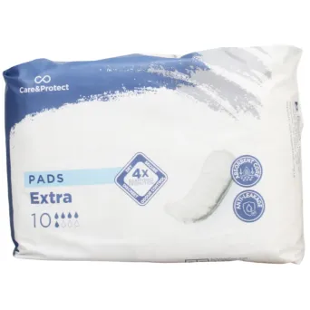 Interlude Care & Protect Incontinence Pads Extra - 10 Pack 