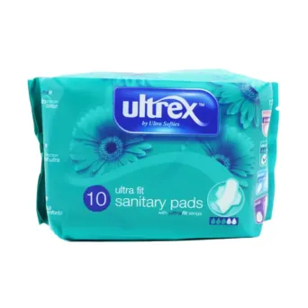 Ultrex Ultra Fit Period Pads with Wings 10 Pack | Bulk Savings