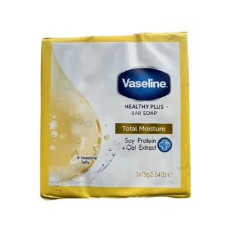 Vaseline Healthy Plus Bar Soap – Total Moisture 3x75g