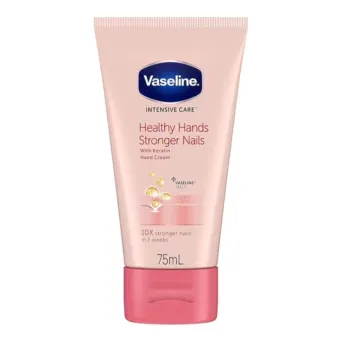 Vaseline Healthy Hands Stronger Nails Hand Cream 75ml | Bulk Buy