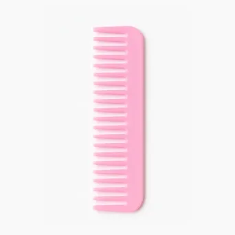 Wide Tooth Comb Pink – Travel Comb for Ladies & Charity Toiletry Packs