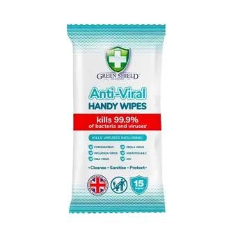 GreenShield Anti-Viral Handy Wipes