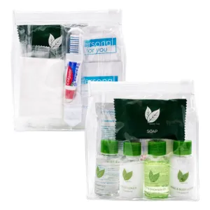 Green Tea Guest Toiletry Pack Complete | Hotel Wholesale