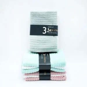 Face Cloths Microfibre 3 Pack – Super Soft Made in Britain | Supply in Bulk