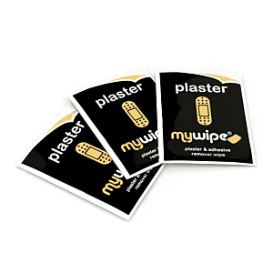 Plaster & Adhesive Remover Wipe Sachet 2-in-1 | No Minimum Order