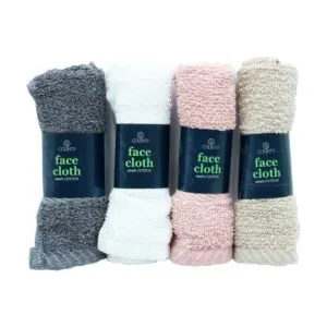Face Cloth Assorted Colour 25x25cm 100% Cotton | Discounted in Bulk