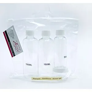 Zazie Travel Bottles & Bag Set 100ml & 50ml Hand Luggage | Buy Bulk