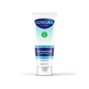 Cuticura Hand & Nail Cream 2in1 Moisture + Anti-bac 75ml