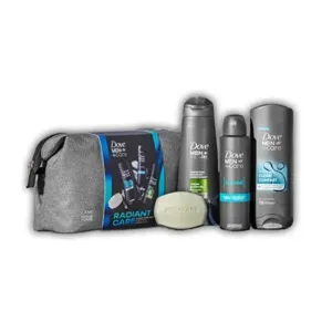 Dove Men+Care Radiant Care Washbag Gift Set | Bulk Discounted