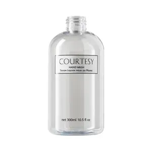 Courtesy Empty Printed 300ml Bottle Hand Wash Label