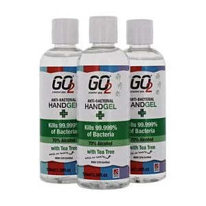 Go2 Hand Sanitiser – Antibacterial Gel 100ml