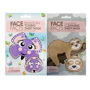 Face Facts Printed Sheet Mask 20ml | Discounted in Bulk