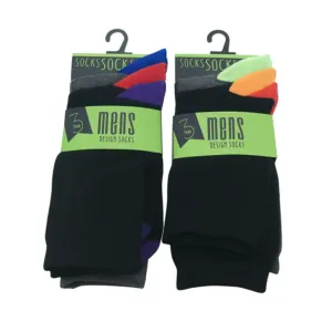 Men’s Black Winter Socks Wholesale – 3 PAIR PACK Bulk Discounted