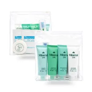 Mineral Spa Travellers Toiletries Bag Complete | Hotel Supplier UK