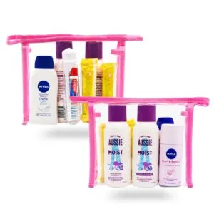 Ladies Travel Kit with Aussie, Nivea & Period Care | Discounted in Bulk