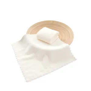 Face Cloth White 25x25cm – Ultra-Soft White Bamboo Fleece (280g)