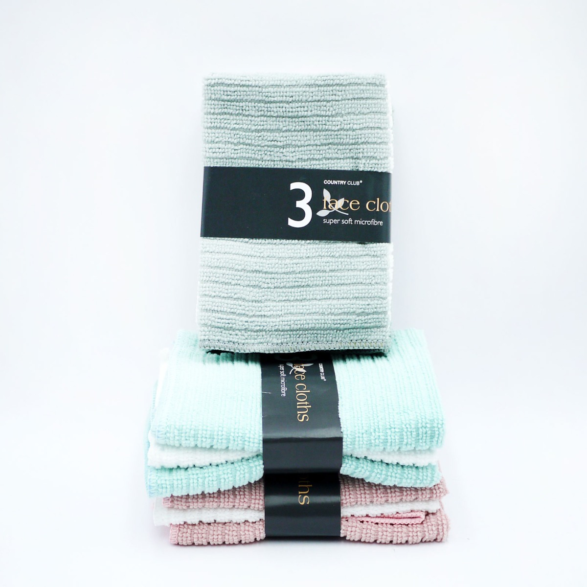 Face Cloths Microfibre 3 Pack – Super Soft Made in Britain | Supply in Bulk