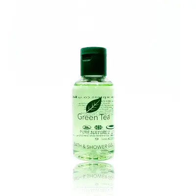 Green Tea Bath & Shower Gel 50ml | Bulk Toiletries for Charities & Hygiene