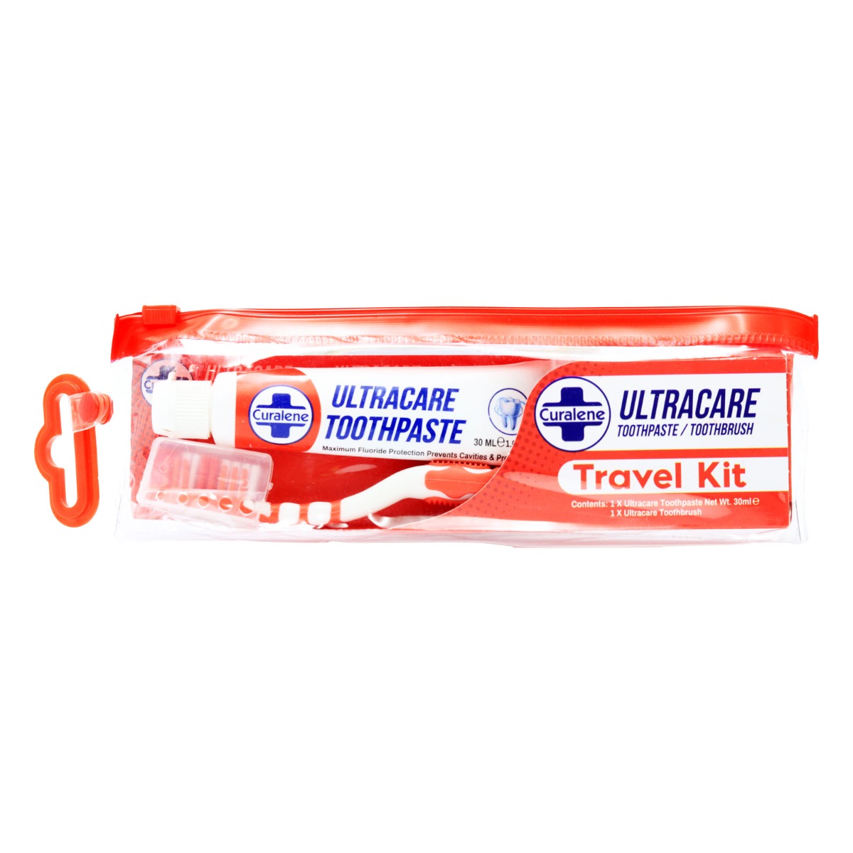 Curalene Travel Dental Kit 30ml Toothpaste & Toothbrush | Buy Bulk