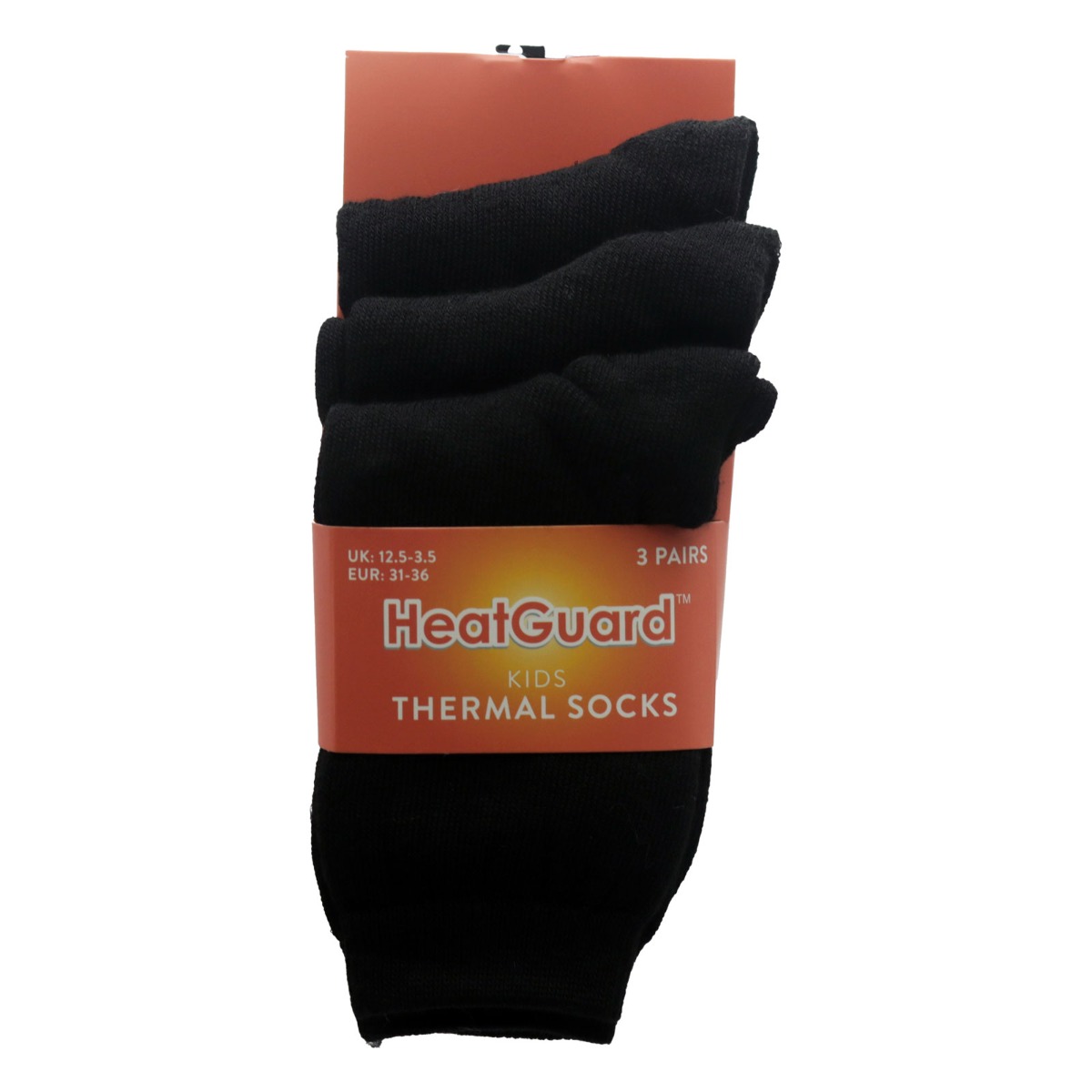 HeatGuard Kid’s Thermal Socks — 3 Pair Pack — Wholesale Bulk & Trade Cases