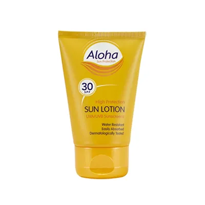 Aloha Sun Protection Sun Lotion SPF 30 50ml - Miniature, Travel-Size, High Protection