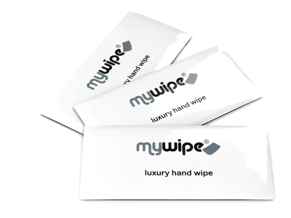 Antibacterial Luxury Hand Wipe Sachets | Individually Wrapped Hygiene Wipes