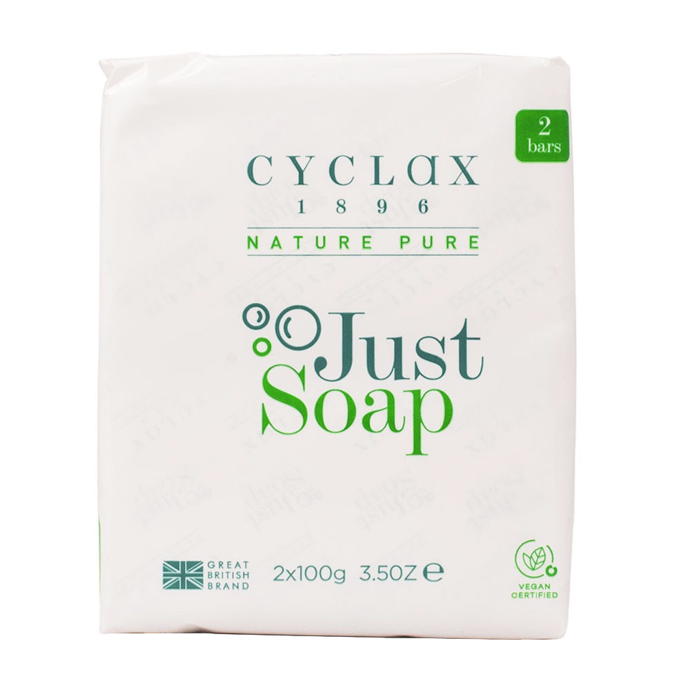 Cyclax Nature Pure Just Soap Bar 2 x 100g 
