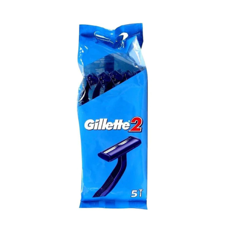 Gillette 2 Shaving Disposable Razors 5 Pack