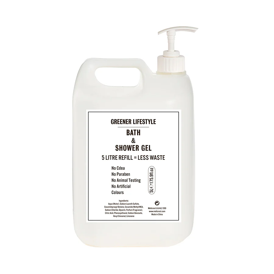 Greener Lifestyle Bath & Shower Gel 5L – With Argan Oil