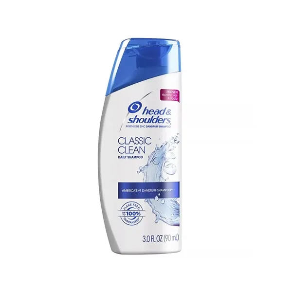 Head & Shoulders Classic Clean Anti-Dandruff Shampoo 90ml – Daily Flake-Free Care