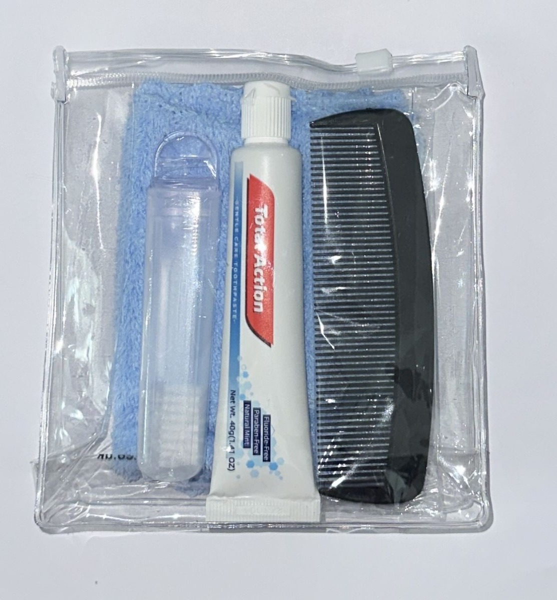 Emergency Toiletry Kit — 40g Toothpaste in Zip-Lock Bag
