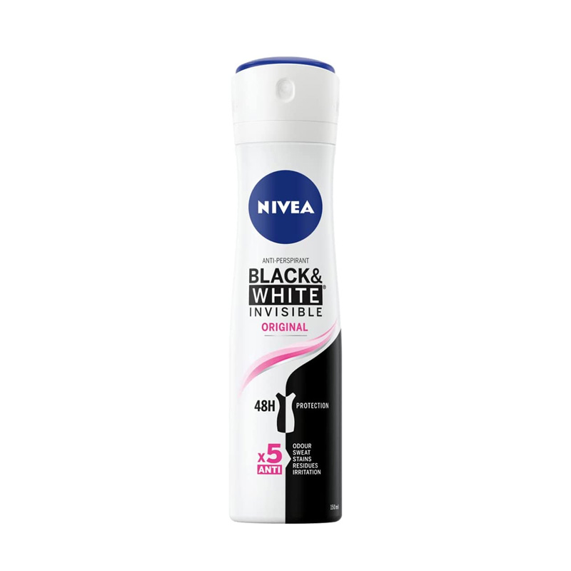 Nivea Invisible Black White Original Deodorant Spray 150ml
