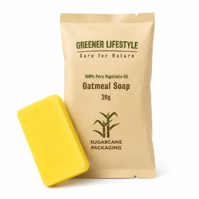 Greener Lifestyle Oatmeal Soap 20g – Vegetable Oil Base