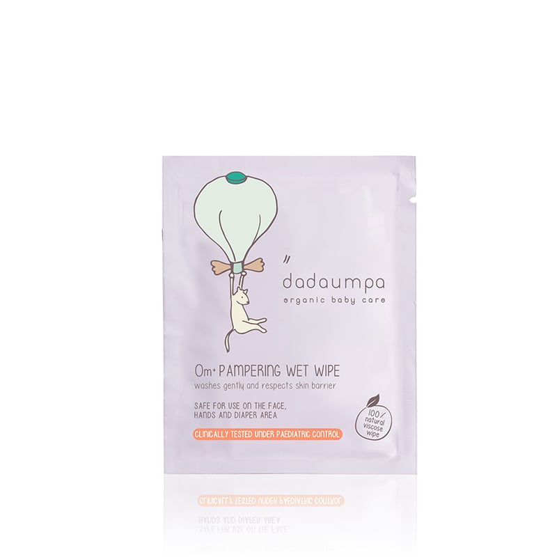 100 x Organic Baby Care Wet Wipe