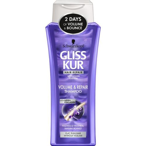 Schwarzkopf Gliss Volume and Repair Hair Shampoo 250ml