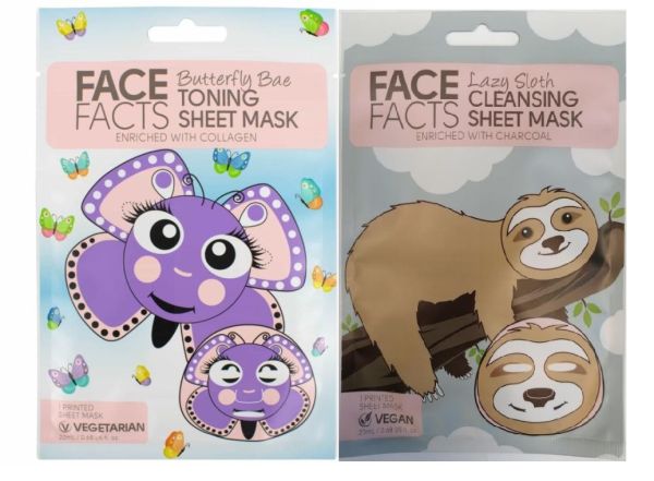 Face Facts Printed Sheet Mask 20ml | Discounted in Bulk