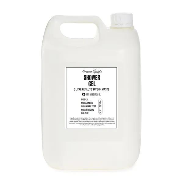 Greener Lifestyle Bath & Shower Gel 5L – With Argan Oil