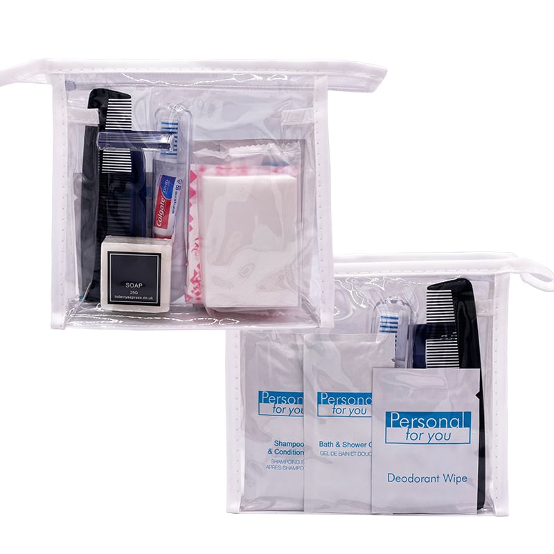 Personal Hygiene Care Pack Essential Toiletries Bag - Main Image