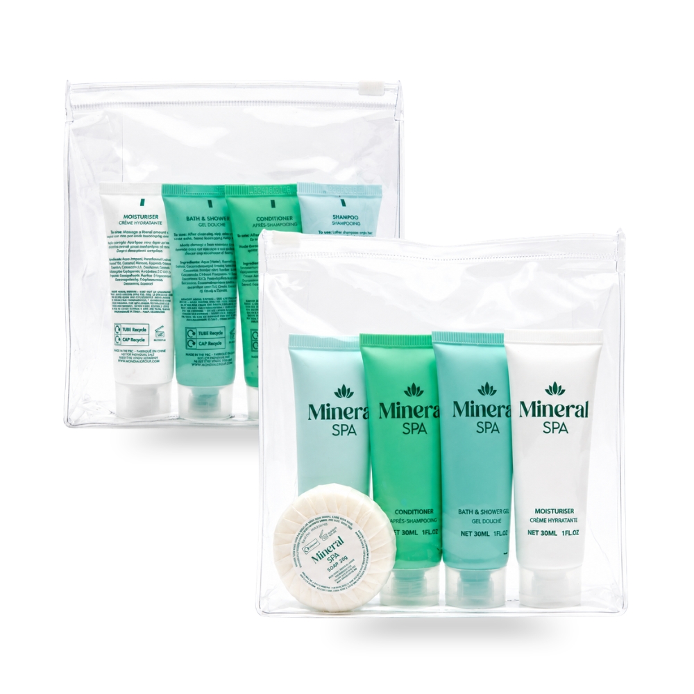 Mineral Spa Hotel Toiletries Bag
