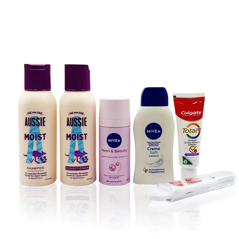 Women’s Toiletry Bag – Nivea Mini Set with Aussie Mini Shampoo