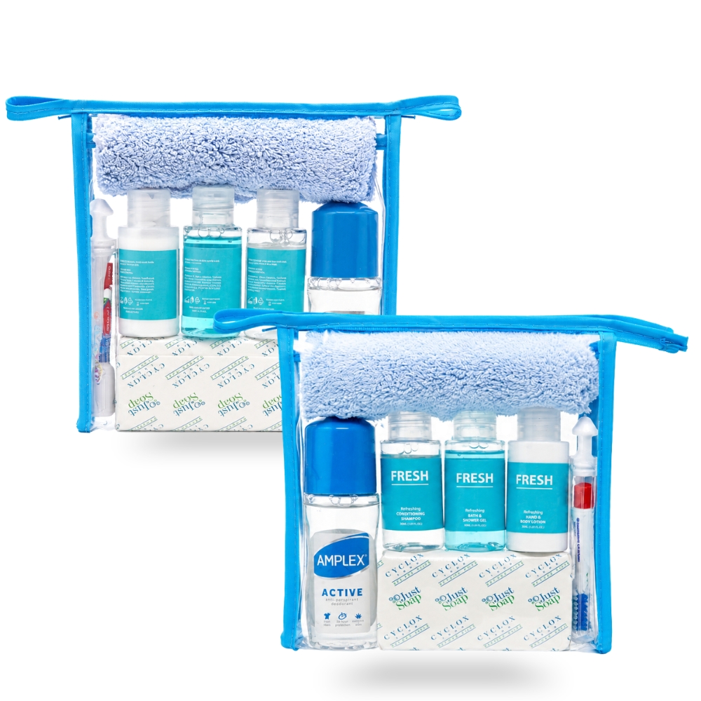 Fresh Start Toiletry Kit with Flannel & Deodorant | Bulk Discounted