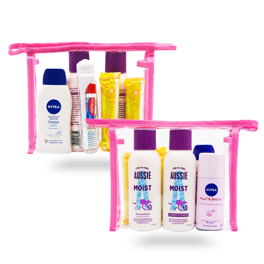Ladies Travel Kit with Aussie, Nivea & Period Care | Discounted in Bulk